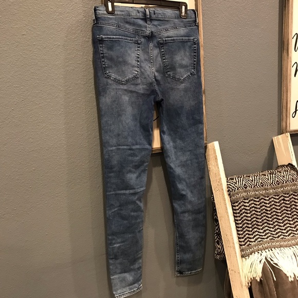 Free People high rise busted knee skinny jeans NWT - Picture 6 of 8